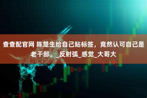查查配官网 陈楚生给自己贴标签，竟然认可自己是老干部。_反射弧_感觉_大哥大